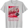 Houston Rockets NBA Breakaway T-Shirt – Men’s Black Small Classic Fit Short Sleeve Crew Neck T-Shirt(Silver Grey)