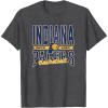 Indiana Pacers NBA Nonstop Action T-Shirt, Men’s Black Small(Dark Heather Grey)