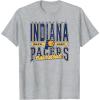 Indiana Pacers NBA Nonstop Action T-Shirt, Men’s Black Small(Heather Grey)