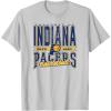 Indiana Pacers NBA Nonstop Action T-Shirt, Men’s Black Small(Silver Grey)