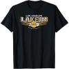 LOS ANGELES LAKERS NBA Los Angeles Lakers El Dorado Black Small Straight T-Shirt(Black)