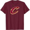 NBA Cleveland Cavaliers Officially Licensed T-Shirt(Burgundy)