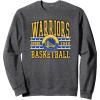 NBA Golden State Warriors Courtside Sweatshirt(Dark Heather Grey)