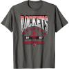 NBA Houston Rockets Homecourt Advantage T-Shirt(Asphalt Grey)