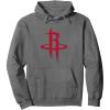 NBA Houston Rockets Officially Licensed Pullover Hoodie(Asphalt Grey)