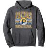 NBA Indiana Pacers Courtside Pullover Hoodie(Dark Heather Grey)
