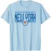 NBA New York Knicks City Pride T-Shirt(Baby Blue)