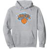 NBA New York Knicks Officially Licensed Pullover Hoodie(Heather Grey)