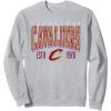 NBA Official Cleveland Cavaliers Battle Tested Sweatshirt(Heather Grey)
