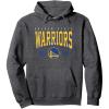 NBA Official Golden State Warriors Hot Plate Pullover Hoodie(Dark Heather Grey)