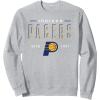 NBA Official Indiana Pacers Negative Space Sweatshirt(Heather Grey)