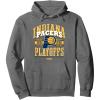 NBA Official Indiana Pacers Playoffs 2025 Showtime Pullover Hoodie(Asphalt Grey)