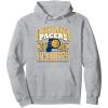 NBA Official Indiana Pacers Playoffs 2025 Showtime Pullover Hoodie(Heather Grey)