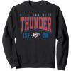 NBA Official Oklahoma City Thunder Battle Tested Sweatshirt(Black)