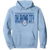 NBA Oklahoma City Thunder City Pride Pullover Hoodie(Dusty Blue)