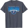NBA Oklahoma City Thunder Coming At Ya T-Shirt(Heather Blue)
