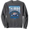 NBA Oklahoma City Thunder Homecourt Advantage Sweatshirt(Dark Heather Grey)