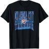 NBA Oklahoma City Thunder Nonstop Action T-Shirt(Black)