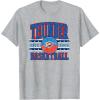 Oklahoma City Thunder T-Shirt, Unisex-Adults, Black, Small, Short Sleeve, Classic Fit, NBA Team T-Shirt(Heather Grey)