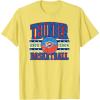Oklahoma City Thunder T-Shirt, Unisex-Adults, Black, Small, Short Sleeve, Classic Fit, NBA Team T-Shirt(Lemon Yellow)