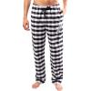 Ultra Game Men’s NBA Official Sleepwear Super Soft Flannel Pajama Loungewear Pants(San Antonio Spurs)