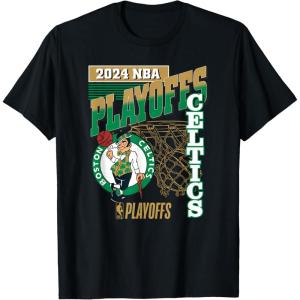 Boston Celtics 2024 NBA Licensed Playoffs T-Shirt(Black)