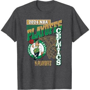 Boston Celtics 2024 NBA Licensed Playoffs T-Shirt(Dark Heather Grey)