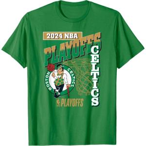 Boston Celtics 2024 NBA Licensed Playoffs T-Shirt(Kelly Green)