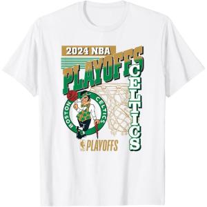 Boston Celtics 2024 NBA Licensed Playoffs T-Shirt(White)