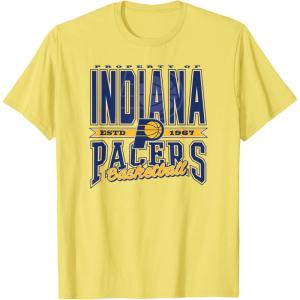Indiana Pacers NBA Nonstop Action T-Shirt, Men’s Black Small(Lemon Yellow)