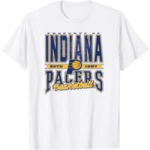 Indiana Pacers NBA Nonstop Action T-Shirt, Men’s Black Small(White)