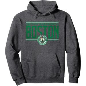 NBA Boston Celtics City Pride Pullover Hoodie(Dark Heather Grey)