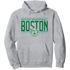 NBA Boston Celtics City Pride Pullover Hoodie(Heather Grey)