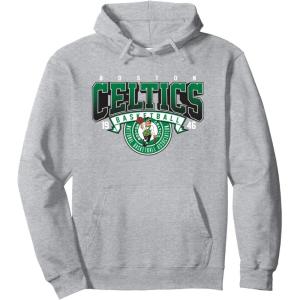NBA Boston Celtics Coming At Ya Pullover Hoodie(Heather Grey)