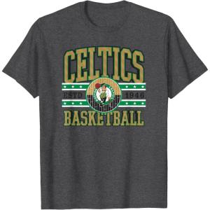 NBA Boston Celtics Courtside T-Shirt(Dark Heather Grey)
