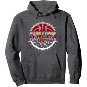 NBA Cleveland Cavaliers Pick and Roll Pullover Hoodie(Dark Heather Grey)