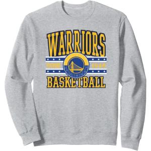 NBA Golden State Warriors Courtside Sweatshirt(Heather Grey)