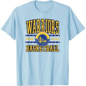 NBA Golden State Warriors Courtside T-Shirt(Baby Blue)