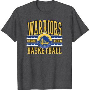 NBA Golden State Warriors Courtside T-Shirt(Dark Heather Grey)