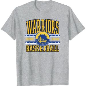 NBA Golden State Warriors Courtside T-Shirt(Heather Grey)