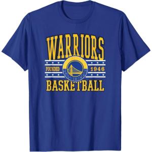 NBA Golden State Warriors Courtside T-Shirt(Royal Blue)