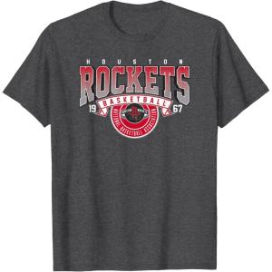 NBA Houston Rockets Coming At Ya T-Shirt(Dark Heather Grey)