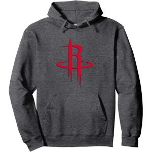 NBA Houston Rockets Officially Licensed Pullover Hoodie(Dark Heather Grey)