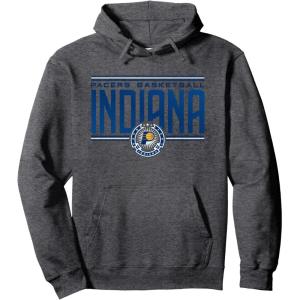 NBA Indiana Pacers City Pride Pullover Hoodie(Dark Heather Grey)