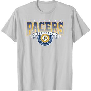 NBA Indiana Pacers Coming At Ya T-Shirt(Silver Grey)