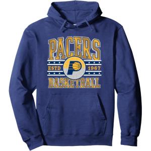 NBA Indiana Pacers Courtside Pullover Hoodie(Navy Blue)