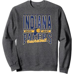 NBA Indiana Pacers Nonstop Action Sweatshirt(Dark Heather Grey)