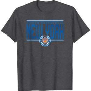 NBA New York Knicks City Pride T-Shirt(Dark Heather Grey)