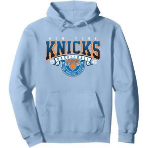 NBA New York Knicks Coming At Ya Pullover Hoodie(Dusty Blue)