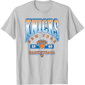 NBA New York Knicks Homecourt Advantage T-Shirt(Silver Grey)